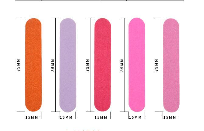 Mini Nail Files Disposable Double Sided Emery Boards for Acrylic and Natural Nai 2