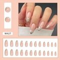 Almond Heart Bling Wearable Nails 