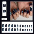 Cats Eyes Press On Nails  Almond Artificial Acrylic Nails