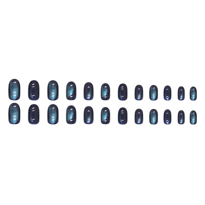 Cats Eyes Press On Nails  Almond Artificial Acrylic Nails 3