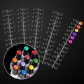 Nail Polish Swatch Dots Nail Gel Color Display Chart  with Adhesive Sticker  1