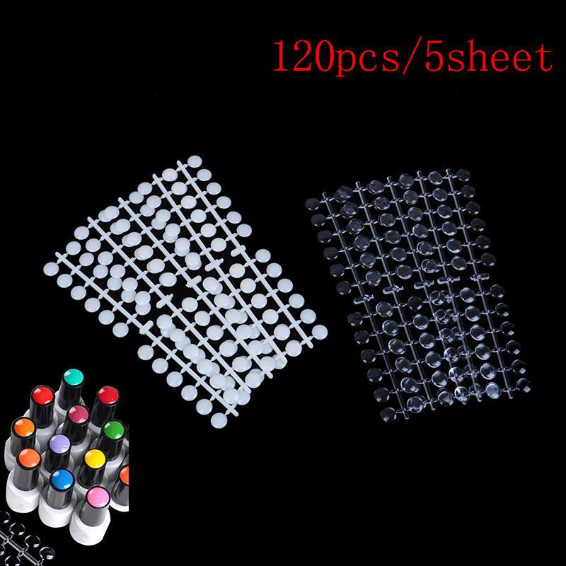 Nail Gel Color Display Chart Nail Display Card Sticks with Adhesive Sticker  2