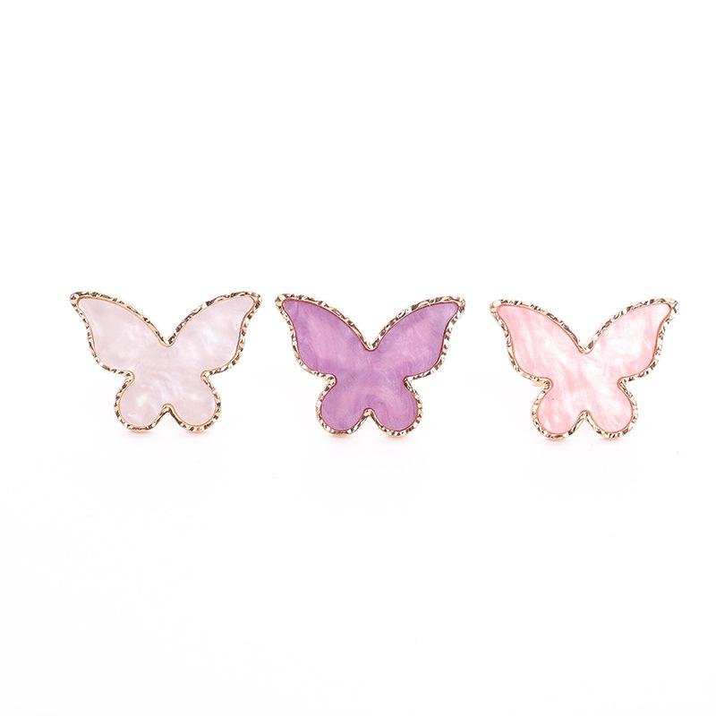 Butterfly Nail Art Resin Palette Ring Gel Polishing Mixing Tray Gel Color Plate 2