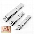 3PCS Steel Nail Clippers Nail Trimming Clippers Fingernail Trimmers 1