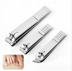 3PCS Steel Nail Clippers Nail Trimming Clippers Fingernail Trimmers