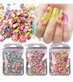 Nail Art Polymer Slice Fruit Clay For Nail Art Decoration 1000pcs Each Bag   1