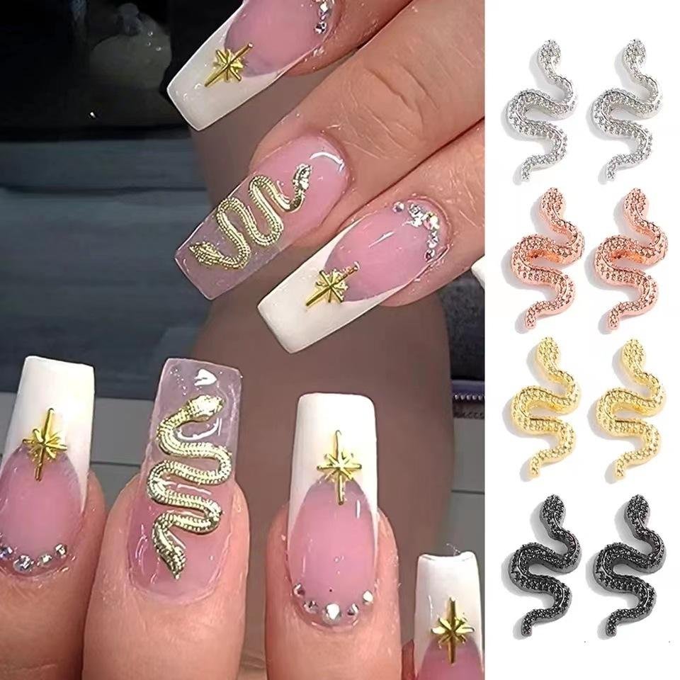 Gothic Snakes Nail Art Accessories Nail Art Decoration  5