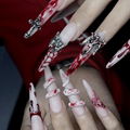 Halloween Nail Art Accessories Skull Heart Devils  2