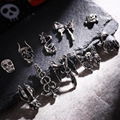 Halloween Nail Art Accessories Skull Heart Devils  6