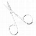 Facial Hair Small Trimming Scissors For Men Women - Eyebrow, Nose Hair, Mustache 2