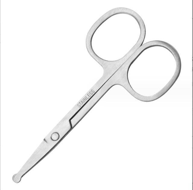 Grooming Round Tip Clippers For Hair Cutting Hair Trimming Safety Scissor  3
