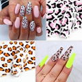 Leopard Nail Foils  Animal Skin Starry Nail Wraps  Nail Decals 10pcs Set  7