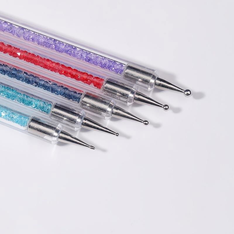 Nail Art Design Tools Kit Including Nail Liner Brush and Nail Dotting Pens  2