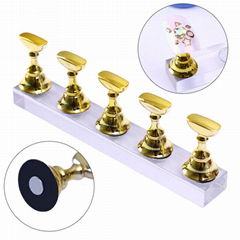  Chess Nail Art Display Acrylic Nail Display Stand Tips Holder Magnetic 