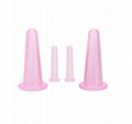  Facial  Massage Cupping Therapy Set Anti Cellulite Silicone Vacuum Cups