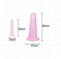 Massage Cups Vacuum Suction Massage Cups Silicone Facial Massage Cup  3
