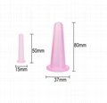 Massage Cups Vacuum Suction Massage Cups Silicone Facial Massage Cup 