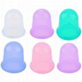 Vacuum Suction Massage Cup Sets Silicone Anti Cellulite Cup   2