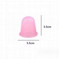 Massaging Vacuum Suction Massage Cup Sets Silicone Anti Cellulite Cup  