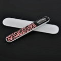 Crystal Glass Nail File with Case, Flowers Nano Glass Nail Shine Buffers Polish 4