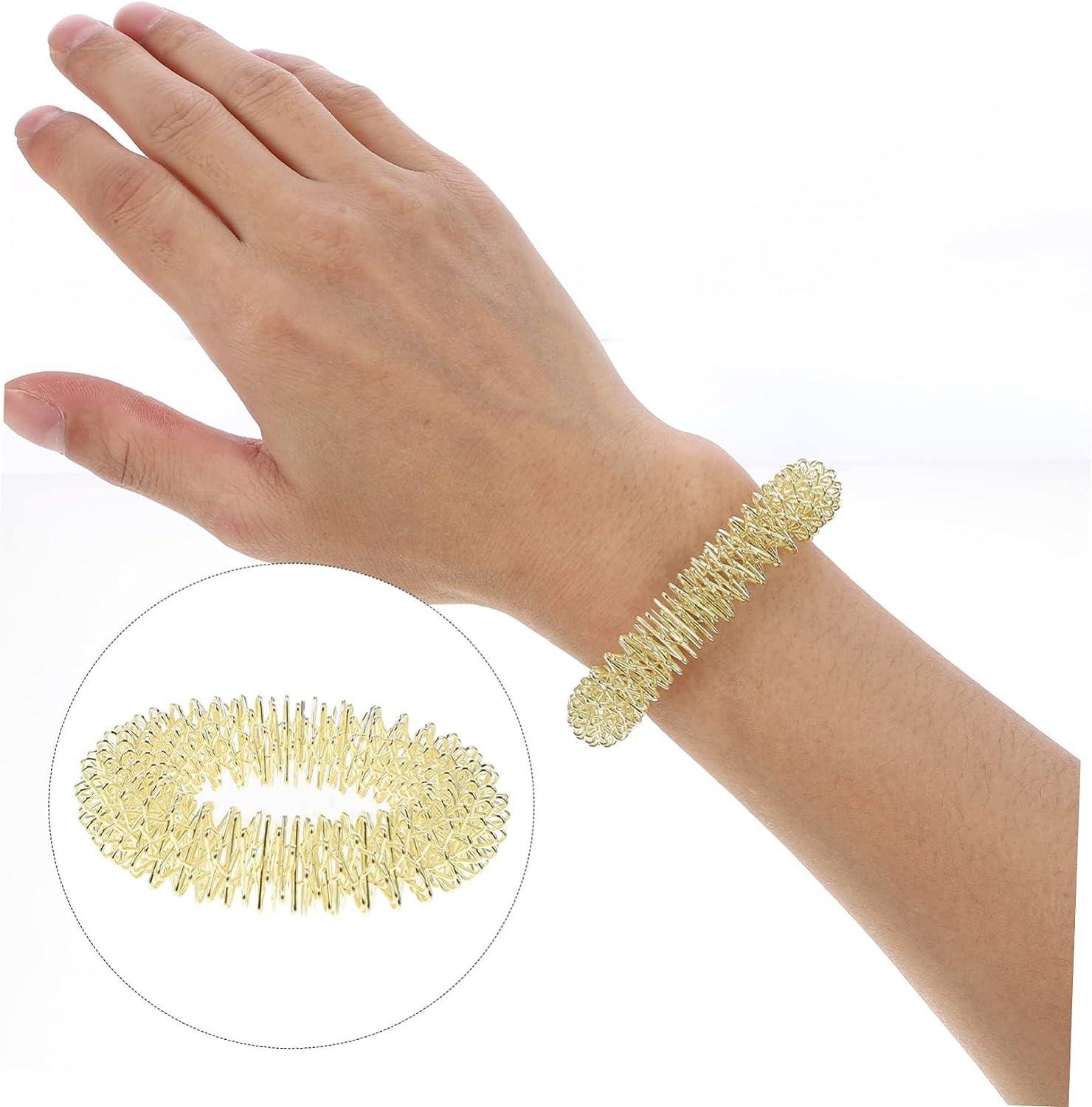 Acupressure Ring Wrist Massage Bracelet Spiky Sensory Bracelets 