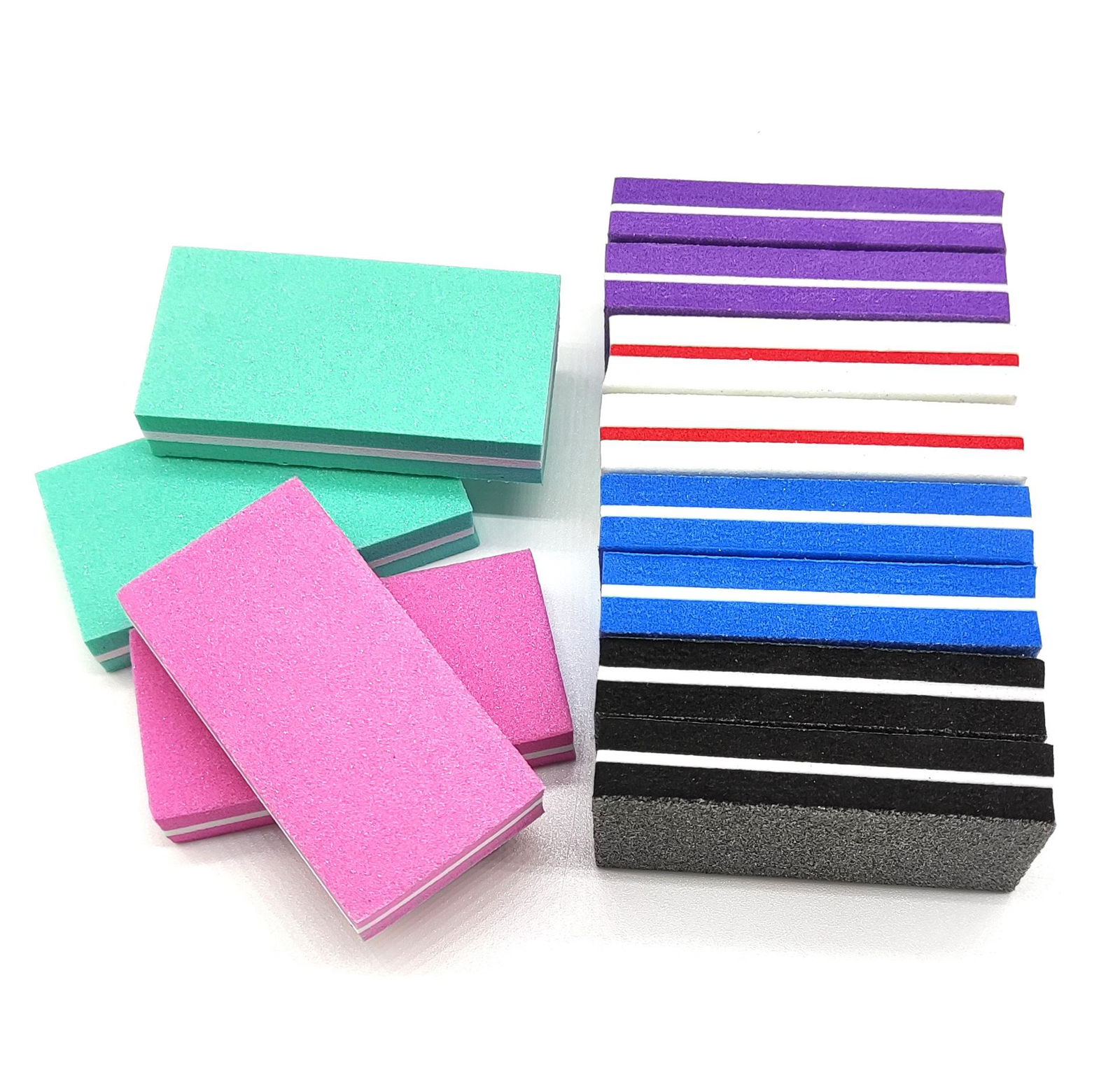 Nail Buffer Blocks Sponge Grit Block Sanding Buffer Reusable Nail Buffer   3