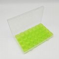 28 Grids Clear Plastic Jewelry Box Movable DividersClear Plastic Organizer 