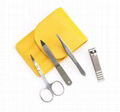 Travel Manicure Set Pedicure kit 4 In 1 Travel Grooming Case Sets  2