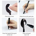 Metallic Acrylic Paint Nail Pens Correction Pens High Gloss Chrome Pen Marker  7