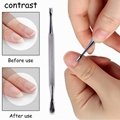 Metal Cuticle Pusher and Spoon Nail Cleaner Nail Cleaning Tool  Nail Care Tool 