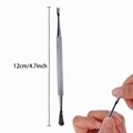 Metal Cuticle Pusher and Spoon Nail Cleaner Nail Cleaning Tool  Nail Care Tool  2