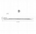 Cuticle Pusher Dead Skin Remover Stainless Steel  14 Styles  5