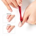 Dead Skin Cuticle V-Shaped Nail Cuticle Trimmer Remover Plastic Handle