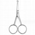 Nose Hair Scissor  Cutters Brow Scissor Facial Hair Scissors Beauty Trimming Kit 3