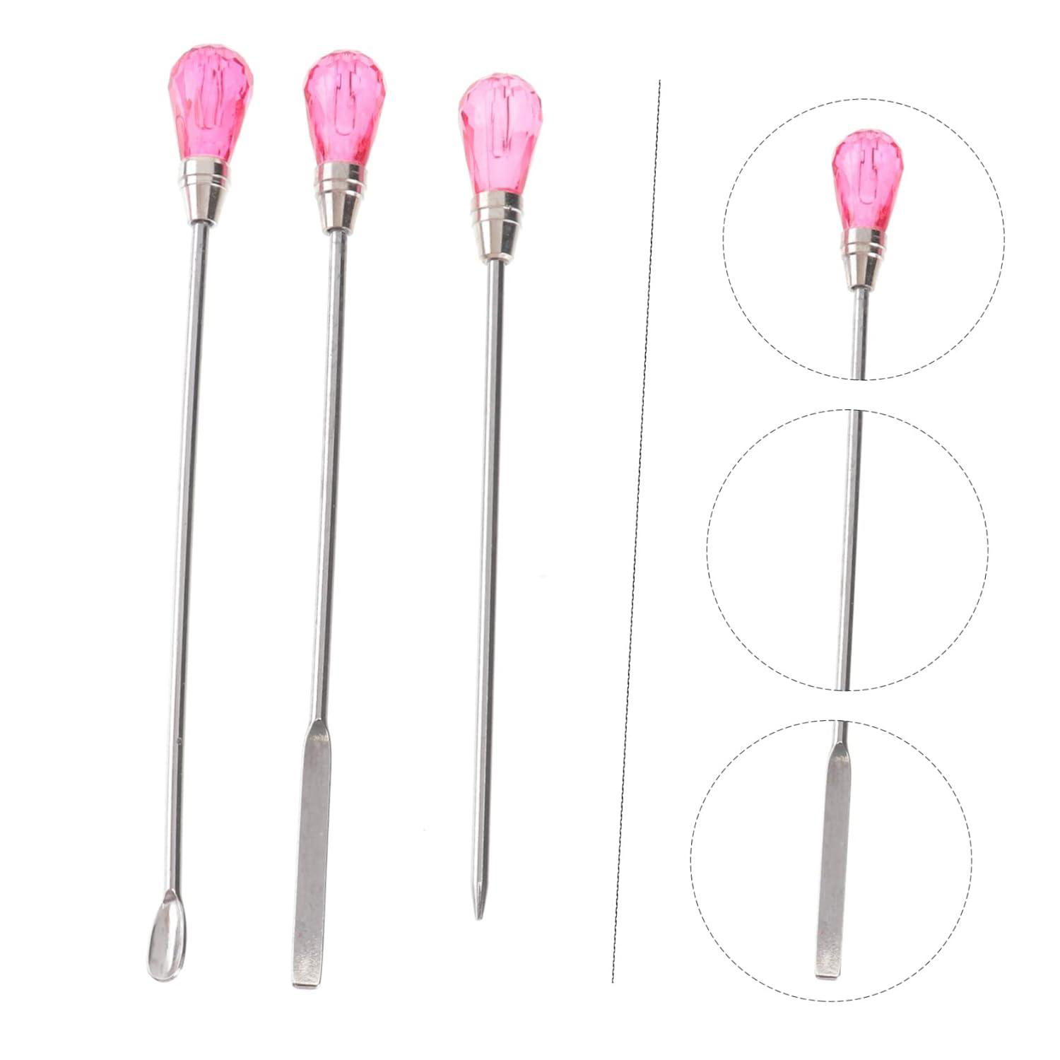 Nail Art Stirring Rod DIY Tools Spoon Spatula Needle Stick  3