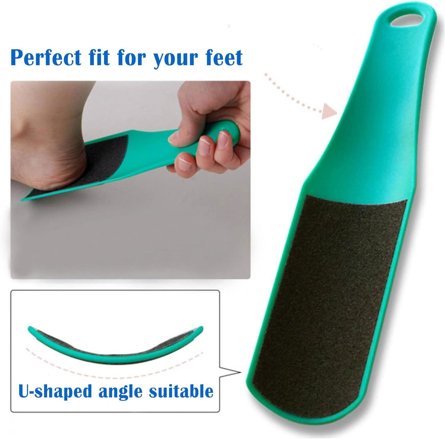 U Shaped Foot File  Foot Rubbing Board Callus  Dead Skin Remover Double-Sided  2