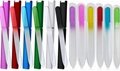 Glass Nail Files with Case Crystal Fingernail Files Double Sided Glass Nail File