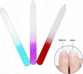 Glass Nail Files with Case Crystal Fingernail Files Double Sided Glass Nail File 2