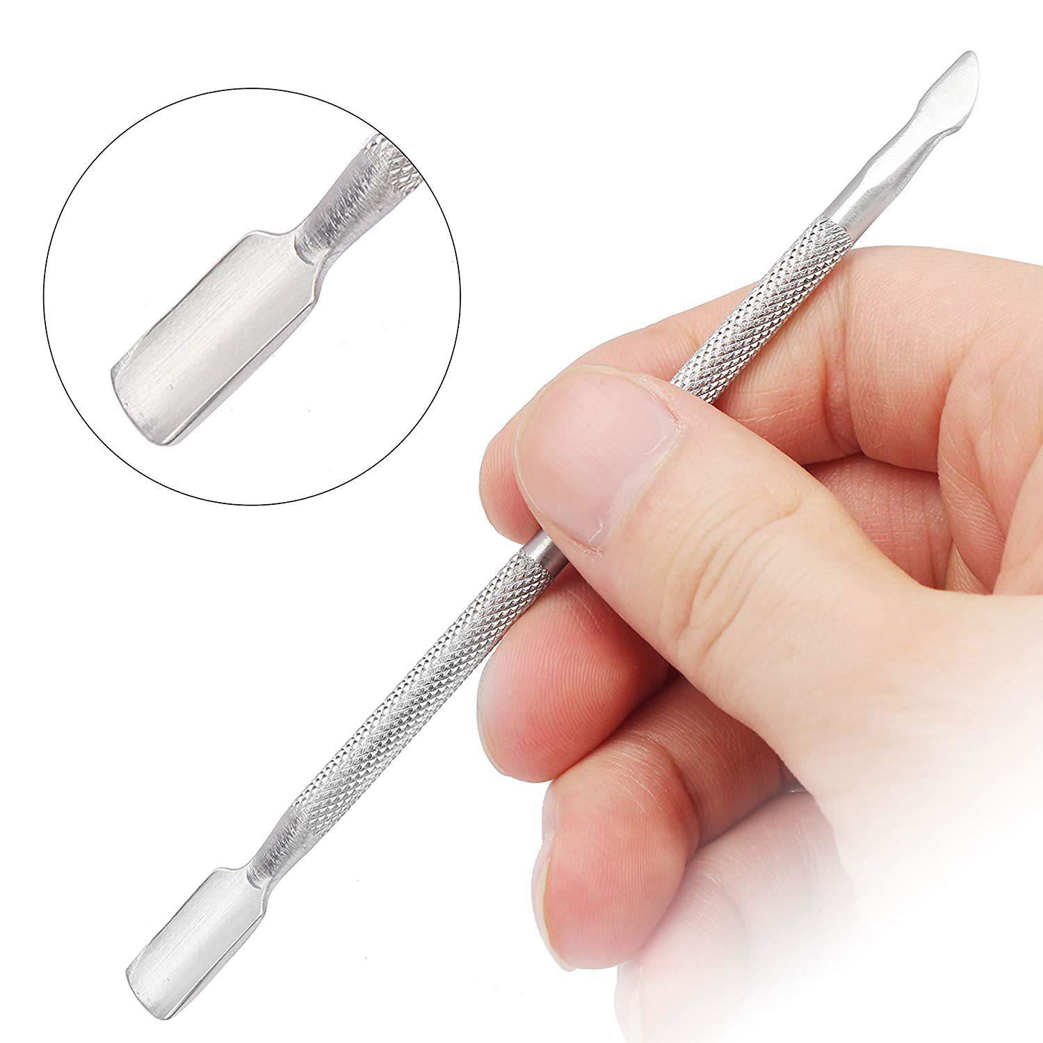 Toenail File and Lifters Nail Cleaner Cuticle Pusher and Remover Tools  2