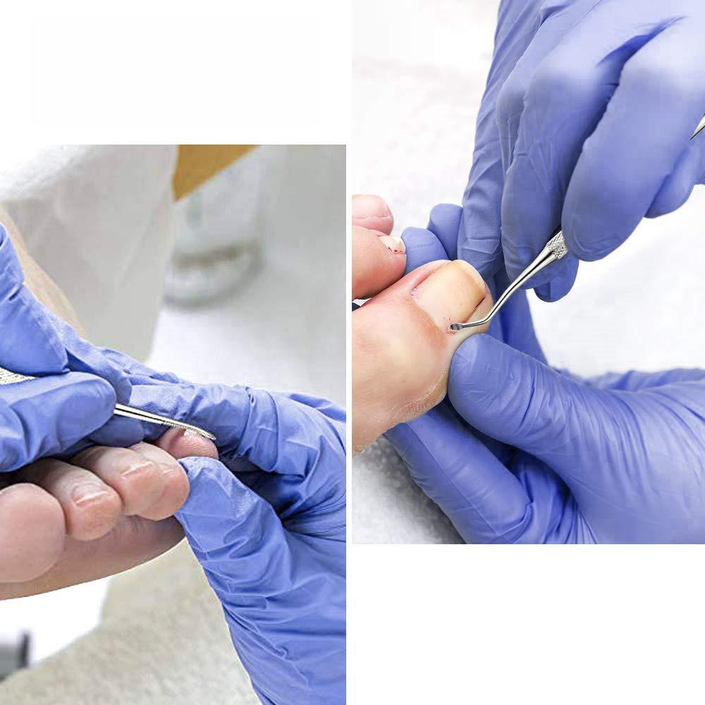 Toenail File and Lifters Nail Cleaner Cuticle Pusher  Remover Manicuring Tools  6