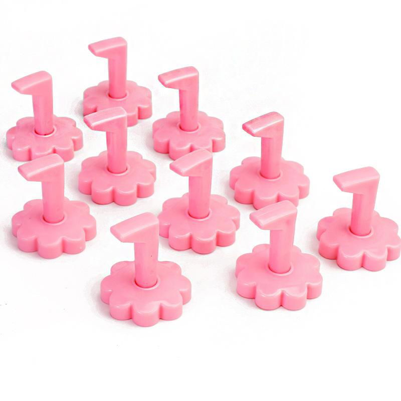 Nail Art False Nail Holder Detachable Plum-shaped Nail Art Practice Stands 3