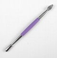 Nail  Art Tool Cuticle Pusher  Stainless UV Gel Remover  Nail Cleaner Gadget  4