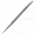 Metal Cuticle Pusher Safe Nail Cleaner Nail Art Dotting Tools Stainless 4