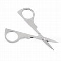 Professional Grooming Scissors for Hair, Eyelashes, Nose, Eyebrow Trimming 3