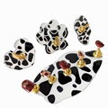 Cow Print  Magnetic Nail Art Practise Holder Nail Tip Display Work Stand Set 