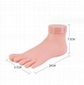 Fake Practice Foot Flexible Movable Soft  Fake Foot For Nail Art Trainining  3