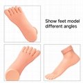Fake Practice Foot Flexible Movable Soft  Fake Foot For Nail Art Trainining  5