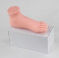 Fake Practice Foot Flexible Movable Soft  Fake Foot For Nail Art Trainining  6