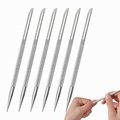 Metal Cuticle Pusher Safe Nail Cleaner Nail Art Dotting Tools Stainless 1