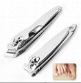 3PCS Steel Nail Clippers Nail Trimming Clippers Fingernail Trimmers 8
